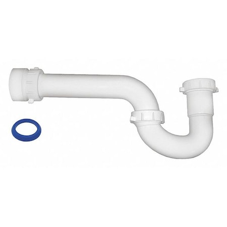 Jones Stephens P-Trap, PVC, SJ, Solvent Wld Marvel, 1-1/2" P37003