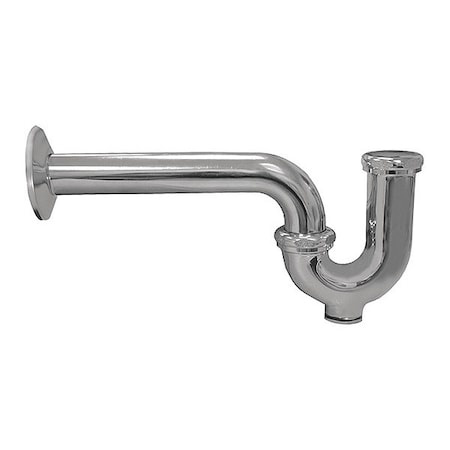 Jones Stephens P-Trap, Co and Wall Bend, Cp, 1-1/4" J37124