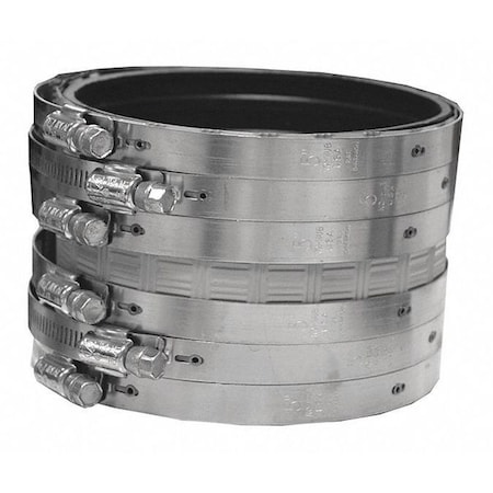 Jones Stephens Coupling, No Hub, Heavy Duty, 6" HDNHC6