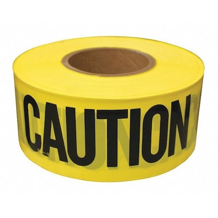 Zoro Select Tape, Caution, 3 x 300, 3Mil J43300