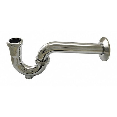 Jones Stephens P-Trap, CP Brass, 20 Gauge, 1-1/4" P38009