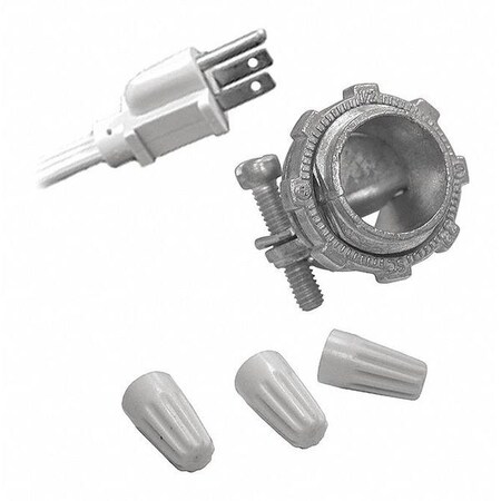 Jones Stephens Wiring Kit, Str Plug, Disposal, 6 ft. E25116