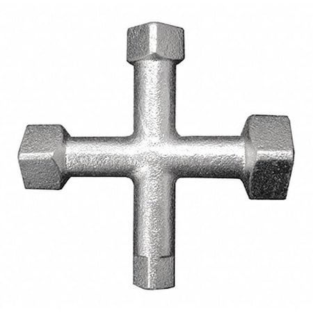 Jones Stephens Plug Wrench, Countersunk, 4 Way J40040