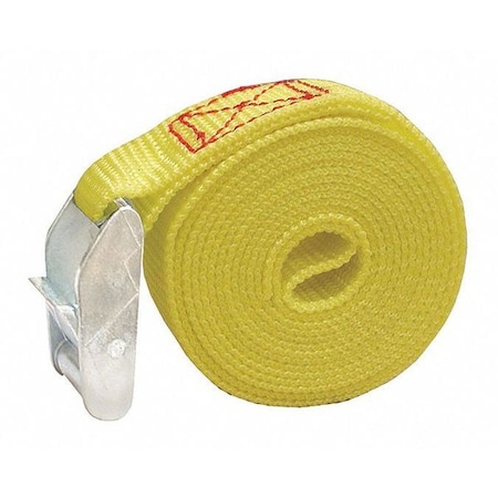 Jones Stephens Cam Strap, Yellow, 1" x 6 ft. S20102