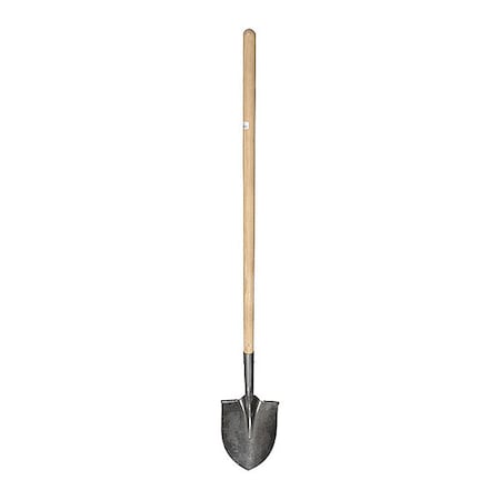 Jones Stephens Economy Shovel, 46-1/2 in L Wood Handle S49431