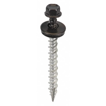 Acorn International Wood Screw, #9 X 2", 2 in, Black Metal 250 PK SW-MW2BK250