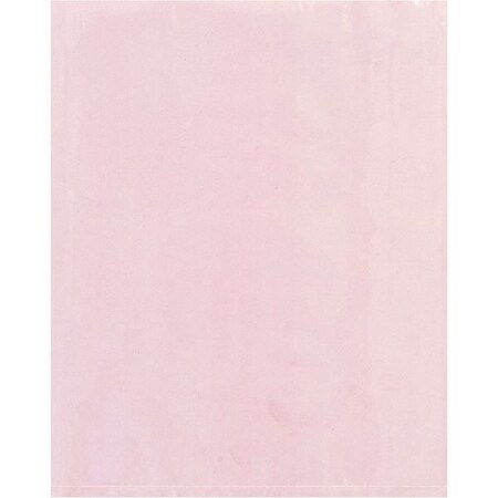 Partners Brand Anti-Slip, 4 mil, Flat Poly Bag, 36x48", Package Quantity 75, 48" L, 36" W, Pink PBAS1344