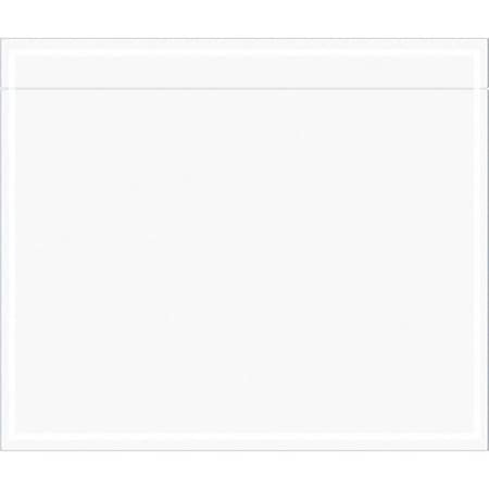 Tape Logic Tape Logic "Clear Face" Document Envelopes, 6 1/2" x 5 1/2", Clear, PK1000 PL523