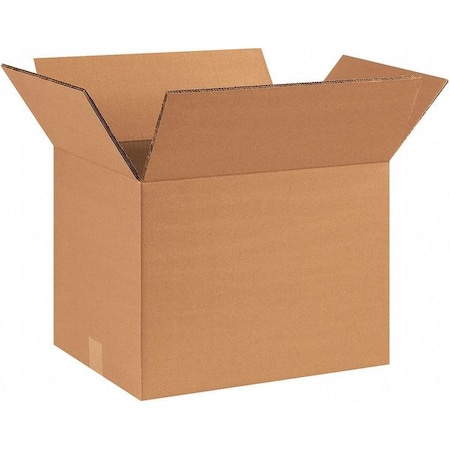 Partners Brand 16 in x 10 in x 10 in Double Wall Box, Kraft, Corrugate, Double Wall, 48 ECT, 15 PK HD161010DW