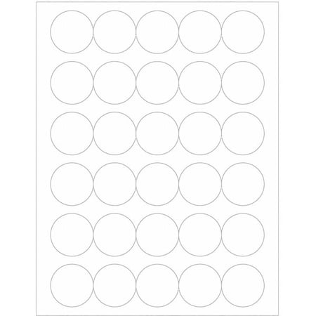 Tape Logic Tape Logic Glossy White Circle Laser Labels, 1 1/2", Glossy White, PK3000 LL301