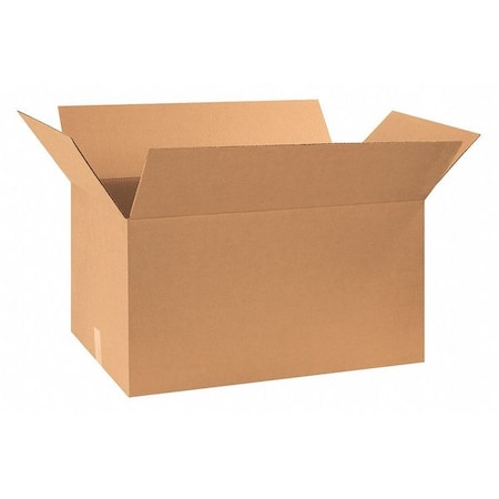 Partners Brand 30 in x 18 in x 16 in Shipping Box, Kraft, Corrugate, Single Wall, 32 ECT, 15 PK 301816