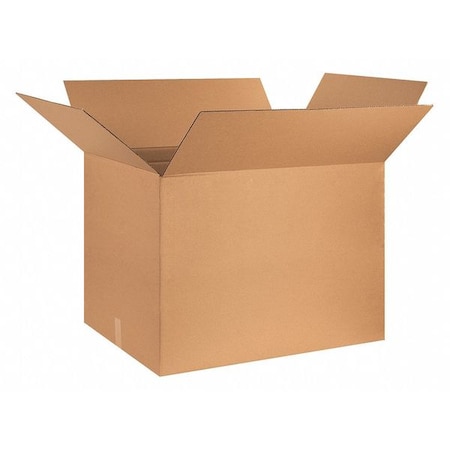 Partners Brand 30 in x 26 in x 24 in Shipping Box, Kraft, Corrugate, Single Wall, 32 ECT, 10 PK 302624