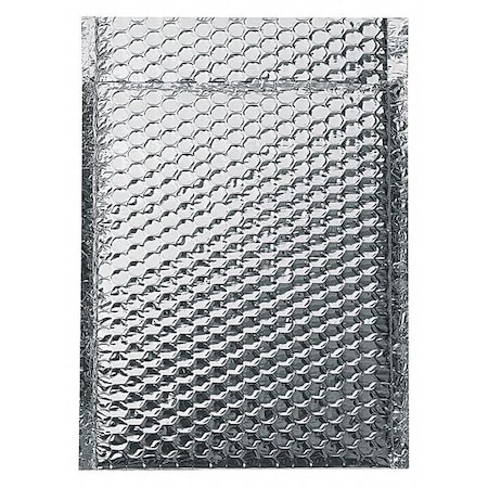 Partners Brand Cool Shield Bubble Mailers, 10' x 10 1/2", Silver, PK100 INM1010