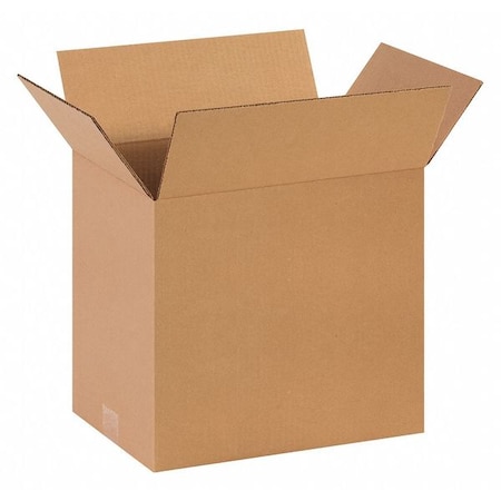 Partners Brand 16 in x 12 in x 14 in Shipping Box, Kraft, Corrugate, Single Wall, 32 ECT, 25 PK 161214