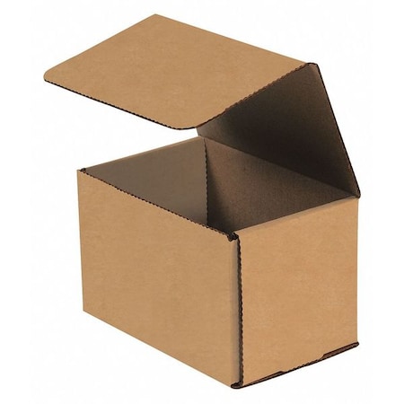 Partners Brand Corrugated Mailers, 6" x 5" x 5", Kraft, 50/Bundle M655K