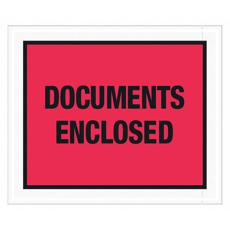 Tape Logic Tape Logic "Documents Enclosed" Envelopes, 10" x 12", Red, PK500 PL437