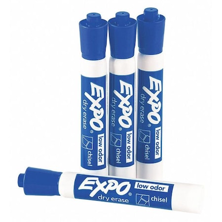 Expo Expo Dry Erase Markers, Blue, PK12 BDEMARKERBE