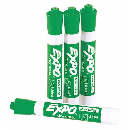 Expo Expo Dry Erase Markers, Green, PK12 BDEMARKERGN