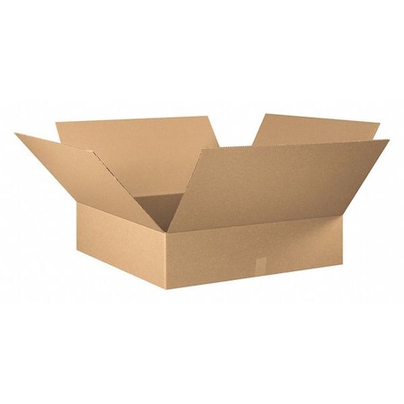 Partners Brand Flat Corrugated Boxes, 32" x 32" x 8", Kraft, 10/Bundle 32328
