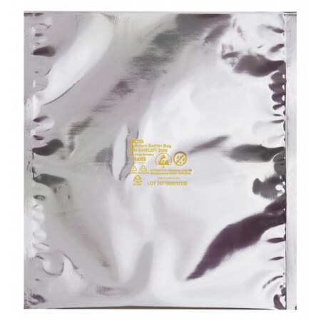 Dri-Shield Heavy Duty Barrier Bags, 4" x 6", Silver, 100 PK DS2001