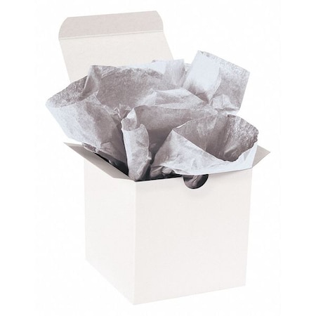 Partners Brand Gift Grade Tissue Paper, 20" x 30", Metallic Silver, PK200 T2030JJ