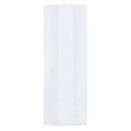 Partners Brand Gusset Poly Bags, 6" x 3-1/4" x 13-1/2", 1.5 mil, Clear, 1000 PK PBG131