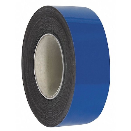 Partners Brand Warehouse Labels, Magnetic Rolls, 2" x 100', Blue, 1/Case LH149