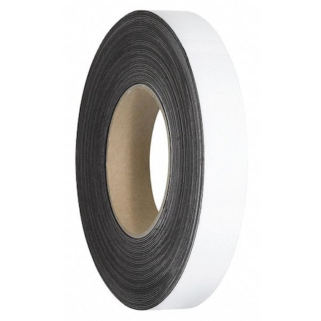 Partners Brand Warehouse Labels, Magnetic Rolls, 1" x 100', White, 1/Case LH138