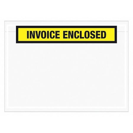 Tape Logic Tape Logic "Invoice Enclosed" Envelopes, 7 1/2" x 5 1/2", Yellow, PK1000 PL528