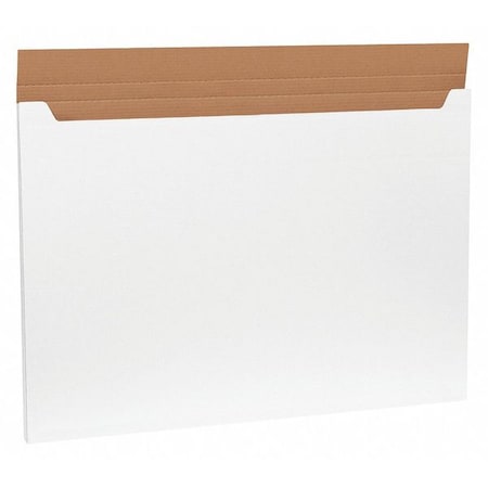 Partners Brand Jumbo Fold-Over Mailer, 38" x 26" x 1", White, 20/Bundle M38261