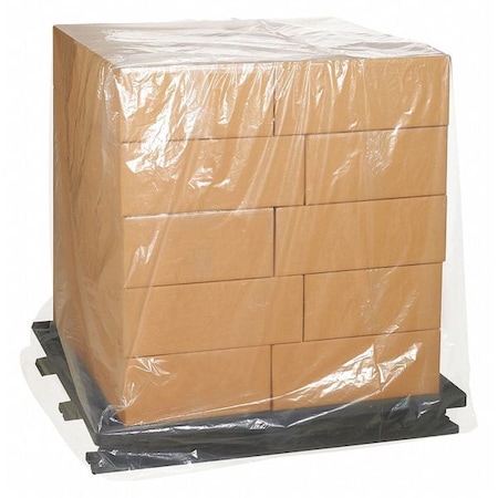 Partners Brand Clear Pallet Cover, 52" W, 130" L, 35 PK PC181