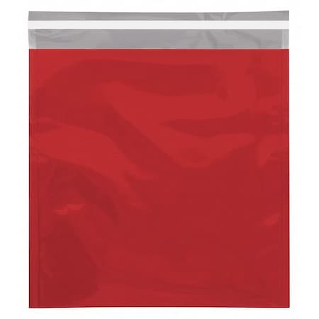 Partners Brand Metallic Glamour Mailers, 10 3/4" x 13", Red, PK250 GFM1013R