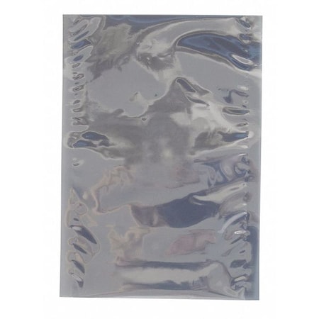 Partners Brand Open End Static Shield Bags, 12" x 18", Transparent, None, 100 PK STC540
