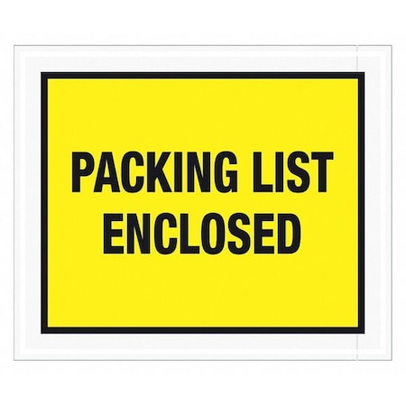 Tape Logic Tape Logic "Packing List Enclosed" Envelopes, 10" x 12", Yellow, 500/Case PL428