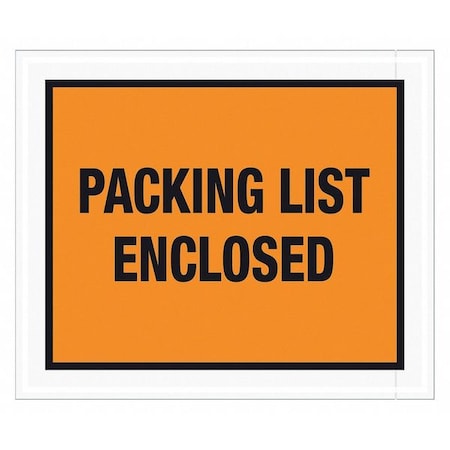 Tape Logic Tape Logic "Packing List Enclosed" Envelopes, 10" x 12", Orange, 500/Case PL429