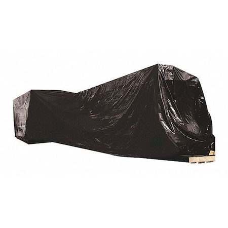 Partners Brand Poly Sheeting, 6 Mil, 8' x 100', Black , 1/Case CF608B