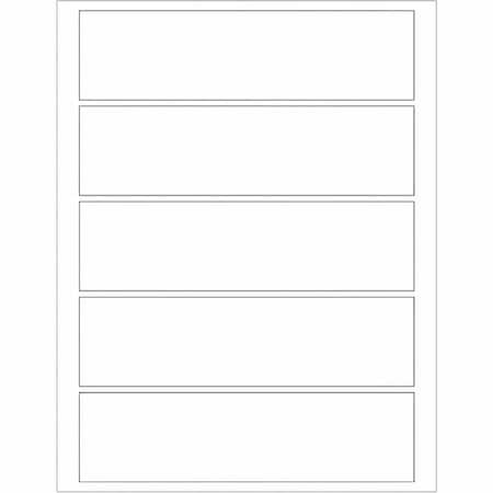 Tape Logic Tape Logic Rectangular Laser Labels, 7 1/2" x 2", White, PK500 LL133