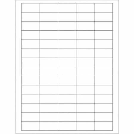 Tape Logic Tape Logic Rectangular Laser Labels, 1 1/2" x 3/4", White, PK7000 LL160