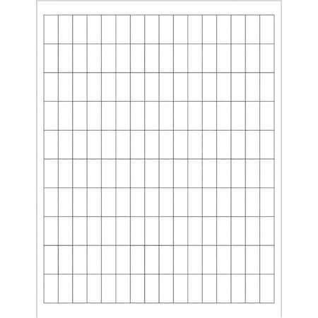 Tape Logic Tape Logic Rectangular Laser Labels, 1/2" x 1", White, PK16000 LL102