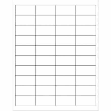 Tape Logic Tape Logic Rectangular Laser Labels, 2" x 1", White, PK4000 LL162
