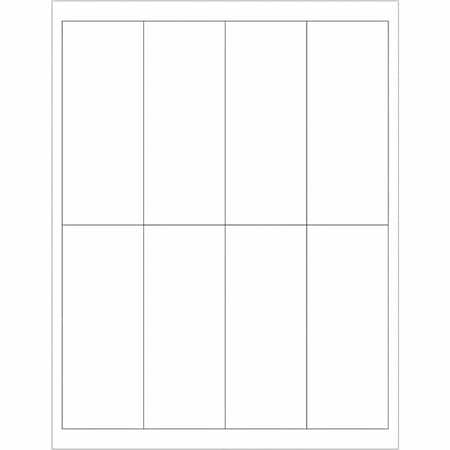 Tape Logic Tape Logic Rectangular Laser Labels, 2" x 5", White, PK800 LL163