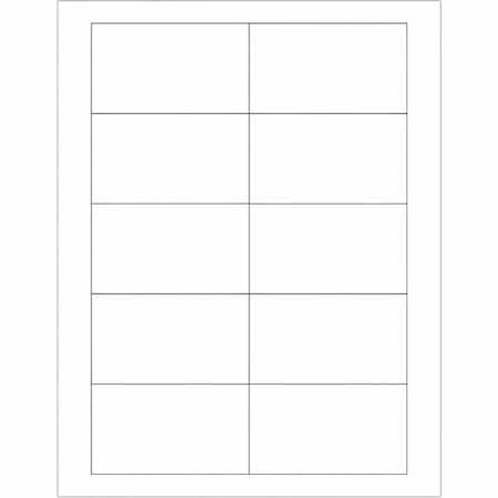 Tape Logic Tape Logic Rectangular Laser Labels, 3 1/2" x 2", White, PK1000 LL118