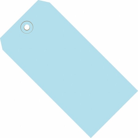 Partners Brand Shipping Tags, 13 Pt., 8" x 4", Light Blue PK500 G11091B