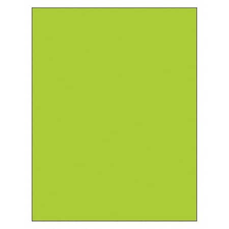 Tape Logic Tape Logic Removable Rectangle Laser Labels, 8 1/2" x 11", Fluorescent Green, PK100 LL420GN