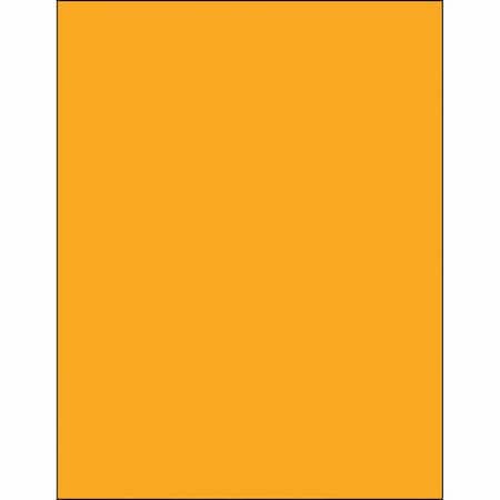 Tape Logic Tape Logic Removable Rectangle Laser Labels, 8 1/2" x 11", Fluorescent Orange, PK100 LL420OR