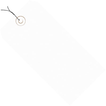 Partners Brand Shipping Tags, Pre-Wired, 13 Pt., 8" x 4", White, PK500 G11093G