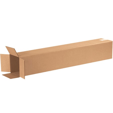 Partners Brand 6 in x 6 in x 32 in Shipping Box, Kraft, Corrugate, Single Wall, 32 ECT, 25 PK 6632