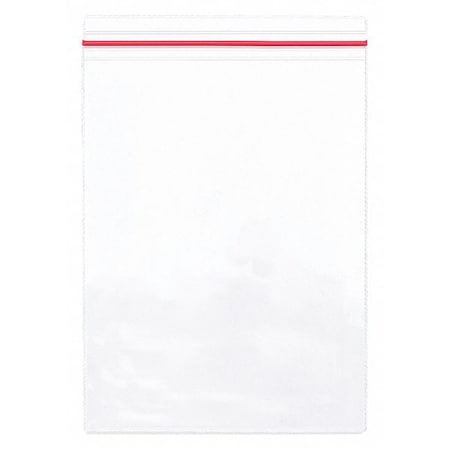 Partners Brand Industrial Zippered Job Ticket Holders, 9" x 12", Clear, PK15 JTH161