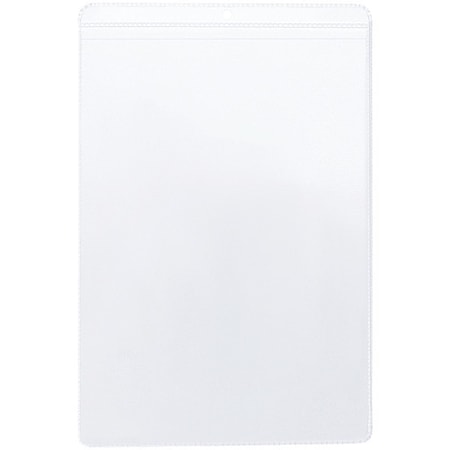 Partners Brand Vinyl Envelopes, 6" x 9", Clear, PK50 JTH192