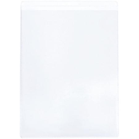Partners Brand Vinyl Envelopes, 8 1/2" x 11", Clear, PK50 JTH193